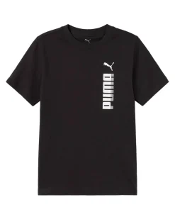 PUMA - T-SHIRT JUNIOR (7 - 16 ANNI) ESSENTIAL GRAPHIC TEE , NERA,  694948-01