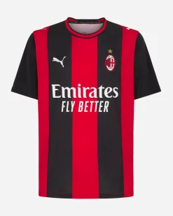 PUMA - T- SHIRT MEZZA MANICA ACM MILAN  ROSSA E NERA DA UOMO, 784121-01