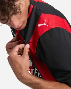 PUMA - T- SHIRT MEZZA MANICA ACM MILAN  ROSSA E NERA DA UOMO, 784121-01