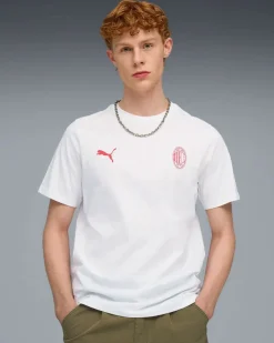 PUMA  - T-SHIRT UOMO MEZZA MANICA  BIANCA  AC MILAN FTBLESS TEE, 782584-02