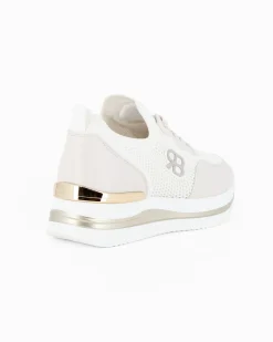 RENATO BALESTRA - Scarpa sneakers bianca con soletta estraibile in VERA PELLE