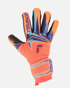 REUSCH  - GUANTI DA PORTIERE ARANCIONI FLUO, BLU E NERI GUANTI PORTIERE ATTRAKT INFINITY PLUS- 5660723