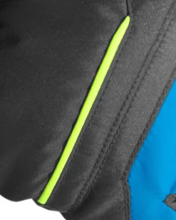 REUSCH - Guanti sci neri, blu e gialli da bambino idrorepellenti, antivento e ultratraspiranti - ALAN