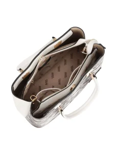 RIFLE - Borsa a mano animalier con tre scomparti principali, tracolla removibile