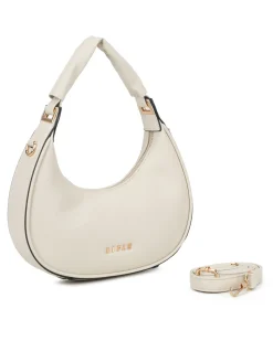 RIFLE - Borsa a spalla beige, tracolla removibile