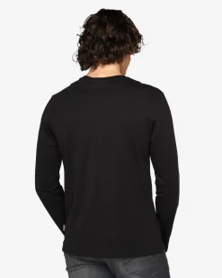 RIFLE - Maglia manica lunga girocollo nera
