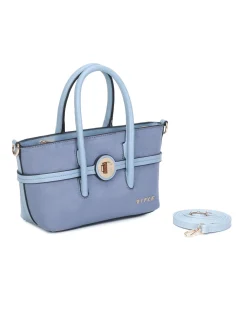 RIFLE - Minibag due manici avio con parte frontale scamosciata e dettaglio cinturino con girello, tracolla removibile
