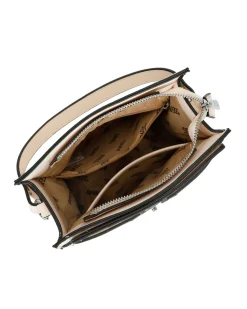 RIFLE - Minibag un manico beige con tasca posteriore e cinturini con chiusura a girello, tracolla removibile