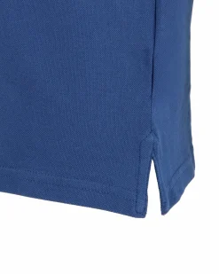 RIFLE - Polo manica corta jeans in piquet