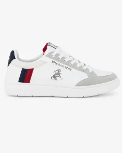 RIFLE - Scarpa bianca da uomo con lacci