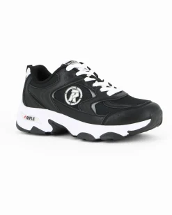 RIFLE - Scarpa nera da uomo con lacci