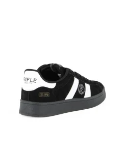 RIFLE - Scarpa sneakers nera da uomo con lacci