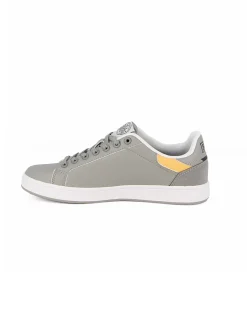 RIFLE - Sneaker grigia con inserti gialli