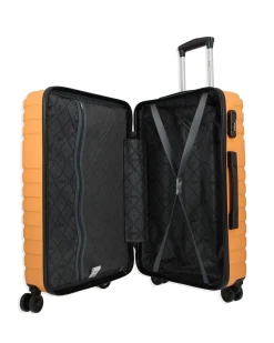 RIFLE - TROLLEY ARANCIONE IN ABS 4 RUOTE