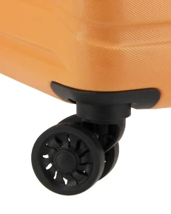 RIFLE - TROLLEY ARANCIONE IN ABS 4 RUOTE