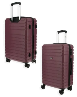 RIFLE - TROLLEY BORDEAUX IN ABS 4 RUOTE