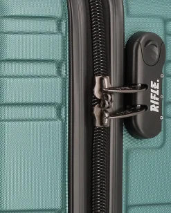 RIFLE - TROLLEY GREEN IN ABS 4 RUOTE