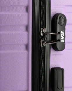 RIFLE - TROLLEY LILLA IN ABS 4 RUOTE