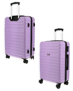 RIFLE - TROLLEY LILLA IN ABS 4 RUOTE