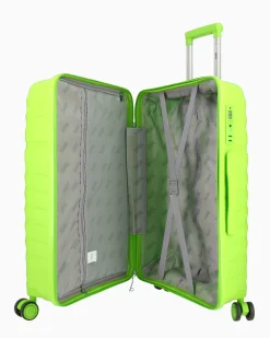 RIFLE - TROLLEY LIME IN ABS 4 RUOTE CON COMBINAZIONE TSA