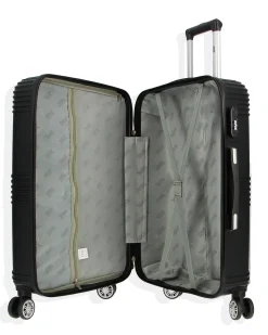 RIFLE - TROLLEY NERO CON TIGRE IN ABS