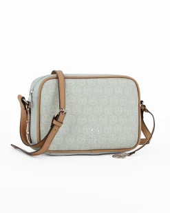 SERGIO TACCHINI - Borsa azzurra con tracolla regolabile