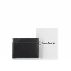 SERGIO TACCHINI - Portafoglio in VERA PELLE con taschino porta spicci