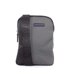 SERGIO TACCHINI- Tracolla piatta con zip frontale verticale