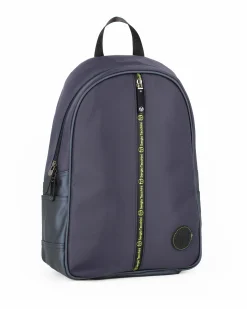 SERGIO TACCHINI - Zaino in tessuto blu con tasca porta PC.