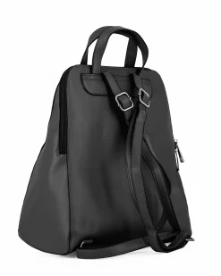 SERGIO TACCHINI - Zaino nero due manici con tasca frontale