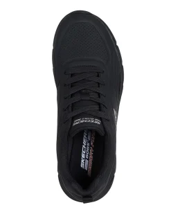 SKECHERS - BOBS B FLEX LO - COOL EASE - Sneakers nera da donna con soletta ammortizzata in memory foam