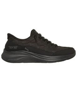 SKECHERS - CONTOUR FOAM - Sneakers nera con tomaia in tessuto trapuntato ad aria