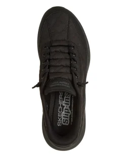 SKECHERS - CONTOUR FOAM - Sneakers nera con tomaia in tessuto trapuntato ad aria