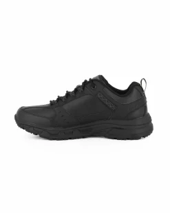 SKECHERS OAK CANYON - Sneakers nera da uomo in vera pelle