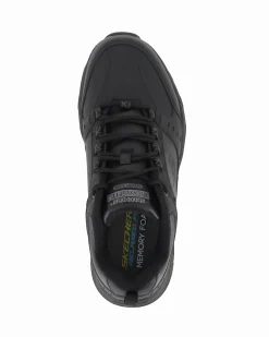 SKECHERS OAK CANYON - Sneakers nera da uomo in vera pelle