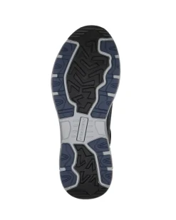 SKECHERS OAK CANYON - Sneakers navylime da uomo in vera pelle