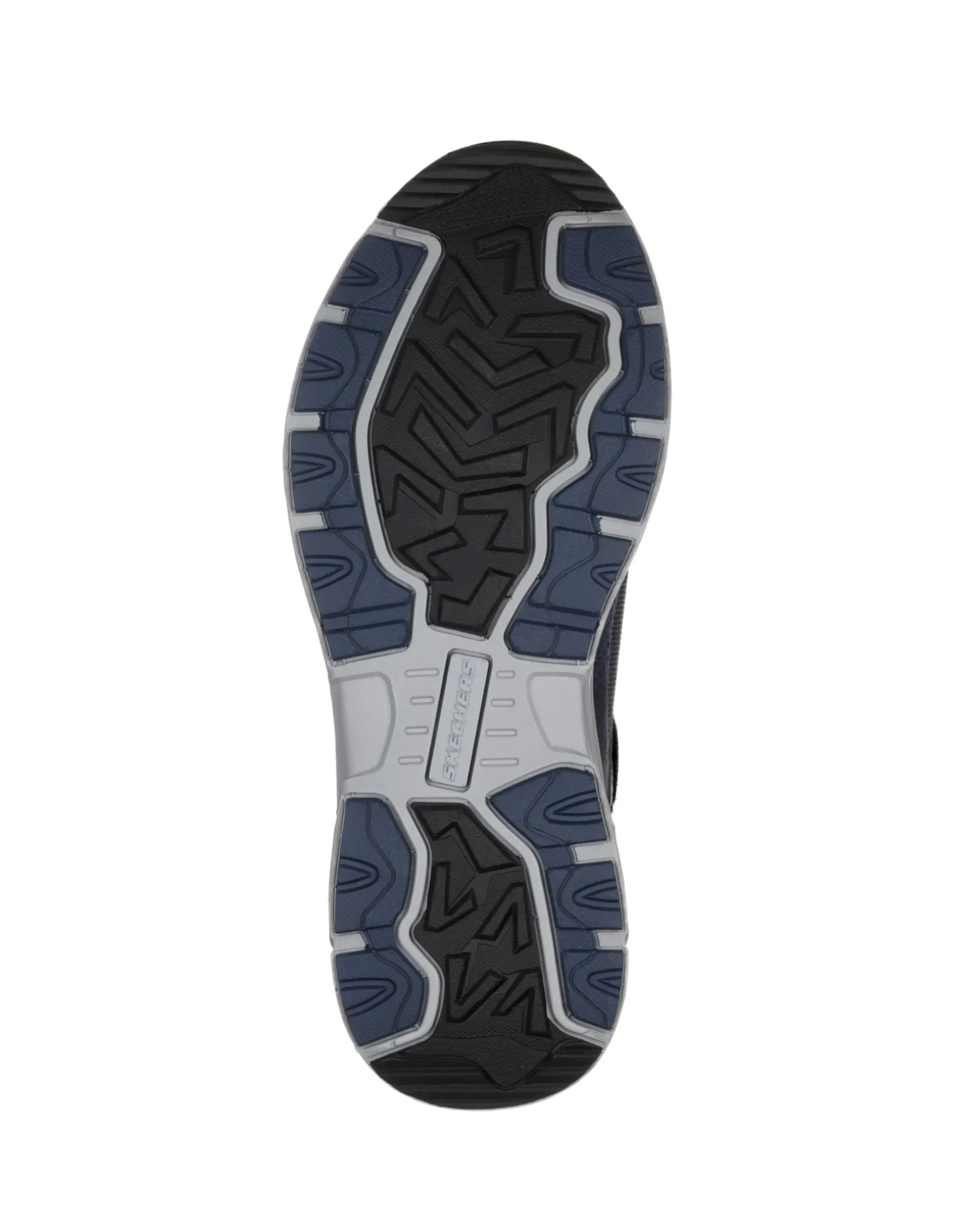 SKECHERS OAK CANYON - Sneakers navylime da uomo in vera pelle
