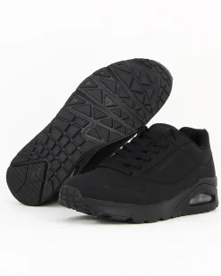 SKECHERS STAND ON AIR - Sneakers nera con soletta memory foam