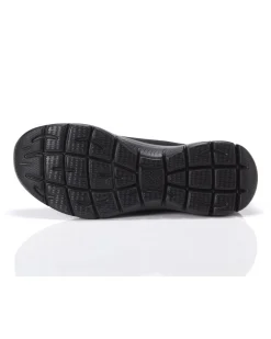 SKECHERS - SUMMITS DIAMOND DREAM- Slip-ins nera da donna con soletta in memory