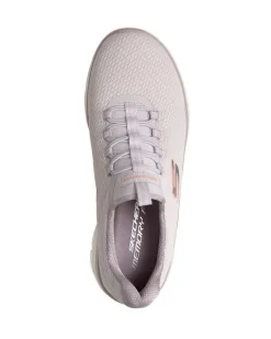 SKECHERS - SUMMITS PLUS - SUMMER HAZE - Sneakers mauve con doppi lacci elastici