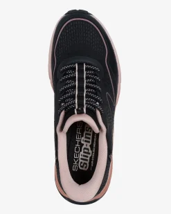 SKECHERS - SWITCH BACK - MIST - Sneakers nera con lacci elasticizzati e soletta memory foam