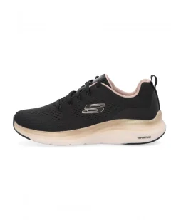 SKECHERS - VAPOR FOAM MIDNIGHT GLIMMER - Sneakers nera da donna con dettagli oro