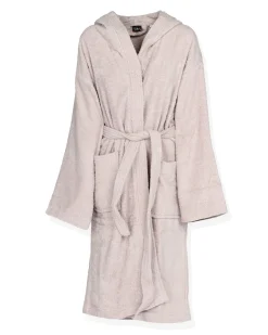 SOLO SOPRANI - Accappatoio unisex con cappuccio tortora