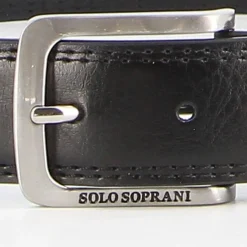 SOLO SOPRANI - Cinta con interno in VERA PELLE e fibbia nickel free
