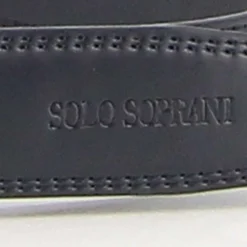 SOLO SOPRANI - Cinta con interno in VERA PELLE e fibbia nickel free