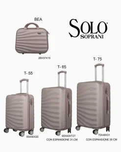 SOLO SOPRANI - TROLLEY ABS CON 4 RUOTE DOPPIE