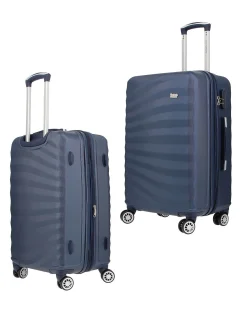 SOLO SOPRANI - TROLLEY BLU ABS CON 4 RUOTE DOPPIE