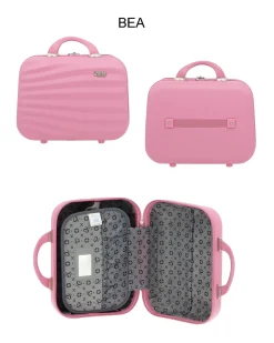 SOLO SOPRANI - TROLLEY ROSA ABS CON 4 RUOTE DOPPIE