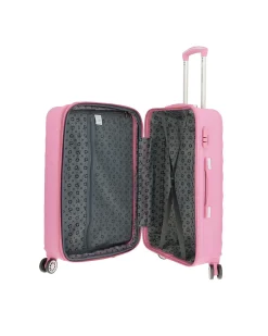 SOLO SOPRANI - TROLLEY ROSA ABS CON 4 RUOTE DOPPIE