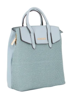 SOLO SOPRANI - Zaino due manici jeans con tre scomparti principali